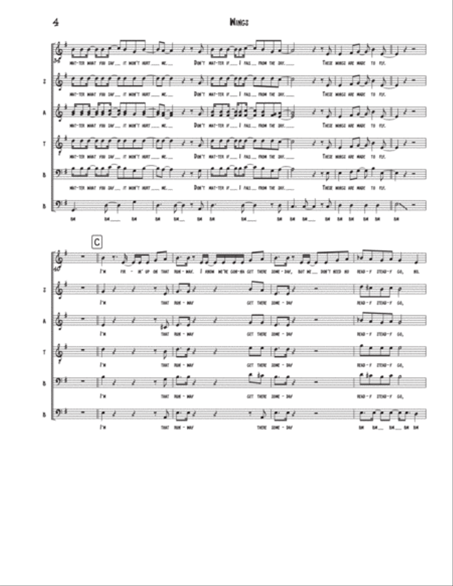 Wings Divisi scores gallery preview page 4