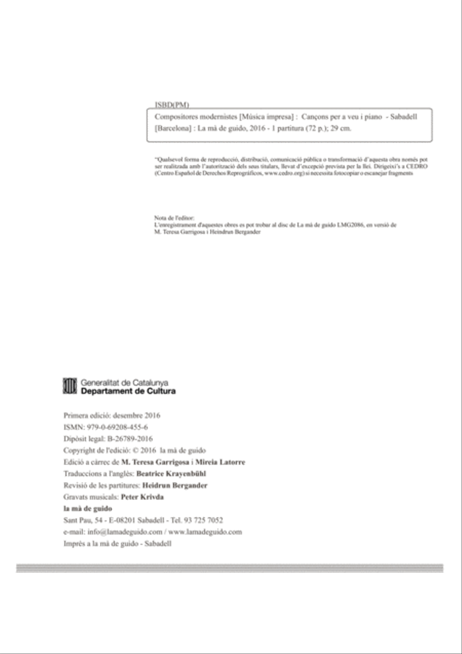 Compositores modernistes Voice scores gallery preview page 4