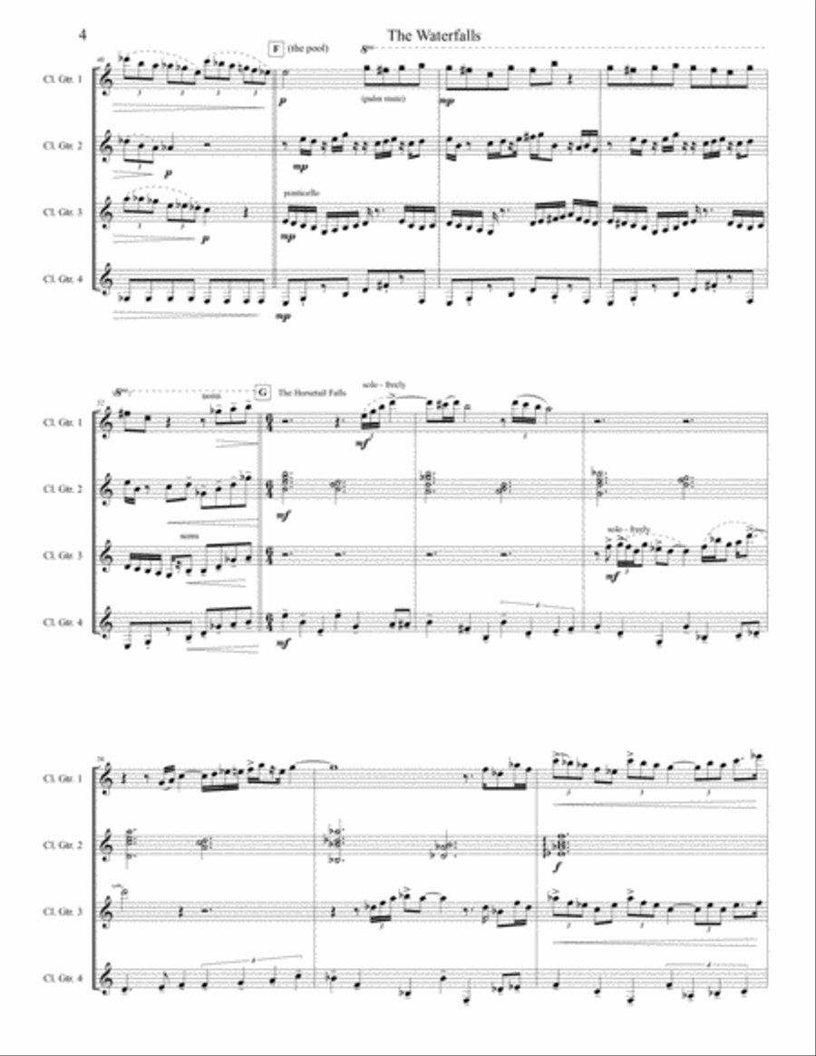 The Waterfalls Small Ensemble scores gallery preview page 4