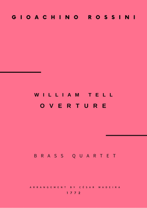 Book cover for William Tell Overture - Brass Quartet (Full Score and Parts)