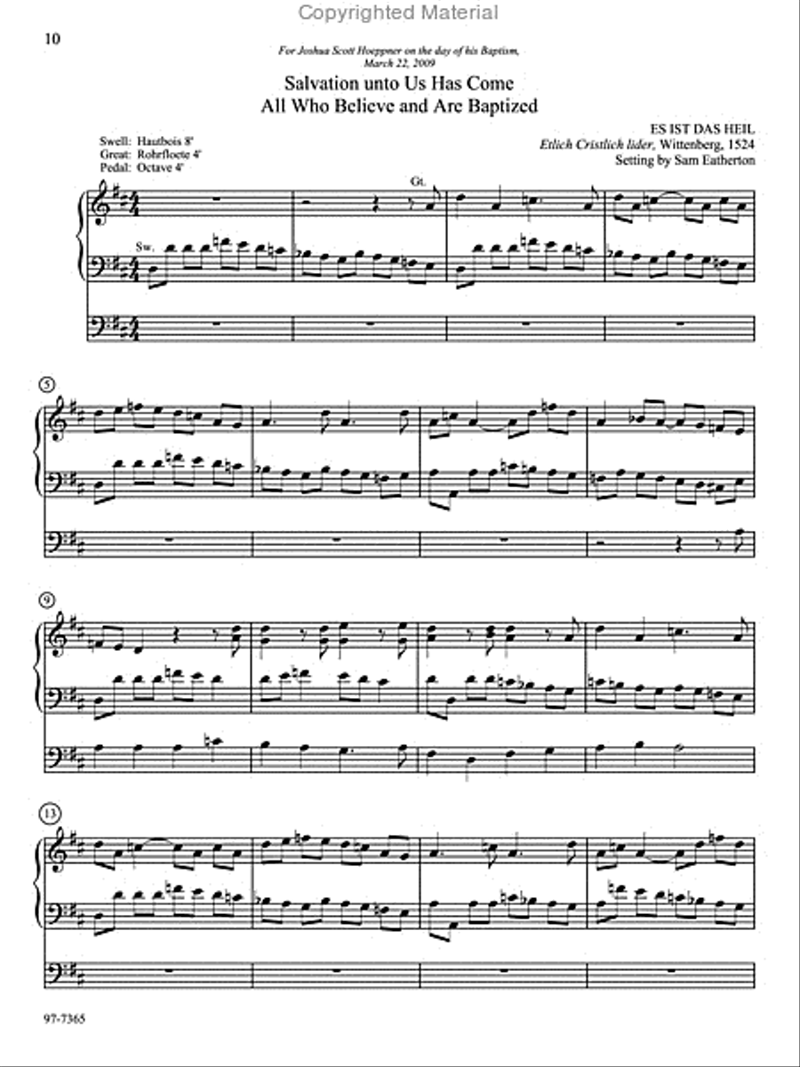 Hymn Inventions: 9 Chorale Preludes for the Church Year, Vol. 3 Choir scores gallery preview page 4