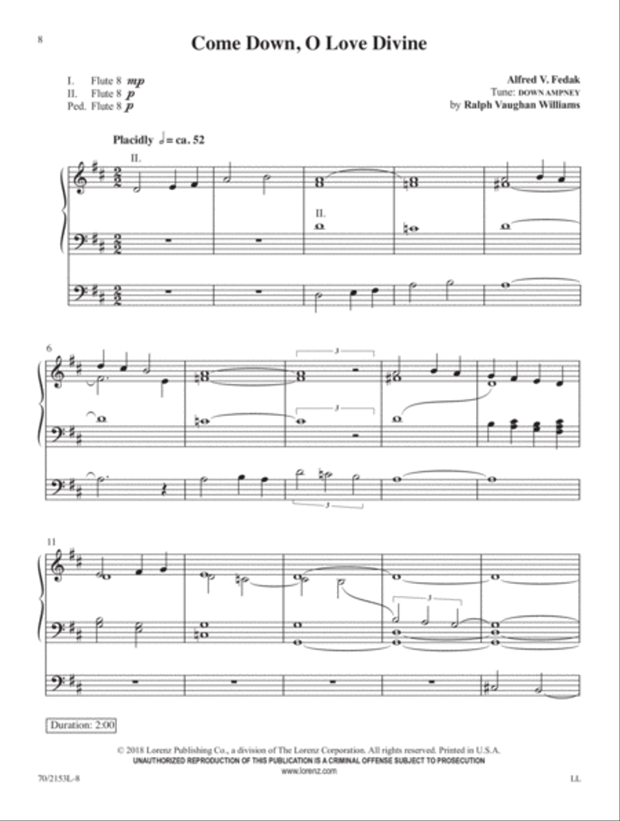 Tongues of Fire Tongues of Fire Organ Solo scores gallery preview page 4
