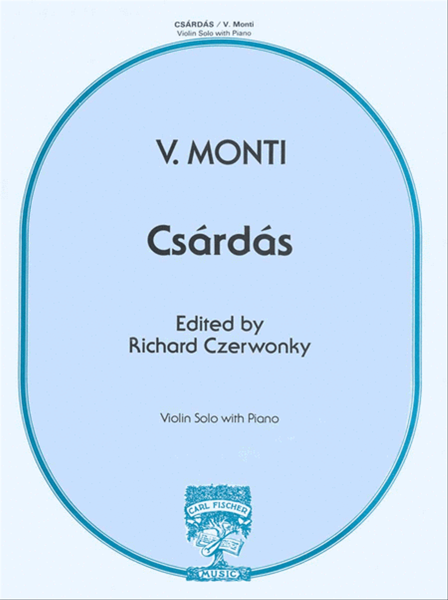 Csárdás Violin Solo scores gallery preview page 1