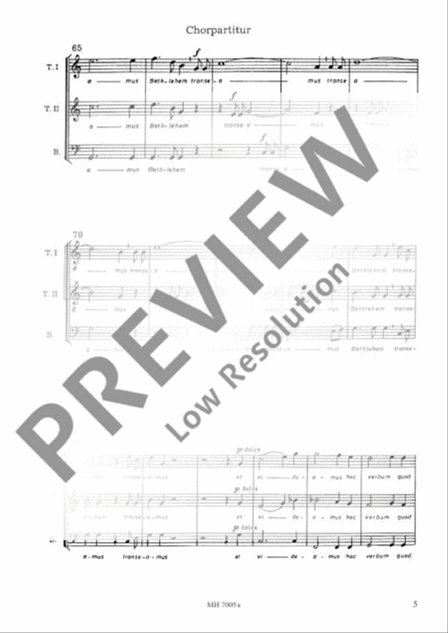 Angelus ad pastores ait TTB scores gallery preview page 6