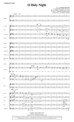 O Holy Night (from Carols For Choir And Congregation) - Score