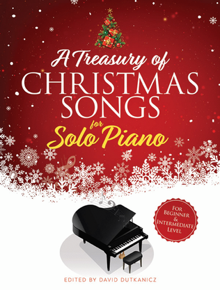 Book cover for A Treasury of Christmas Songs for Solo Piano