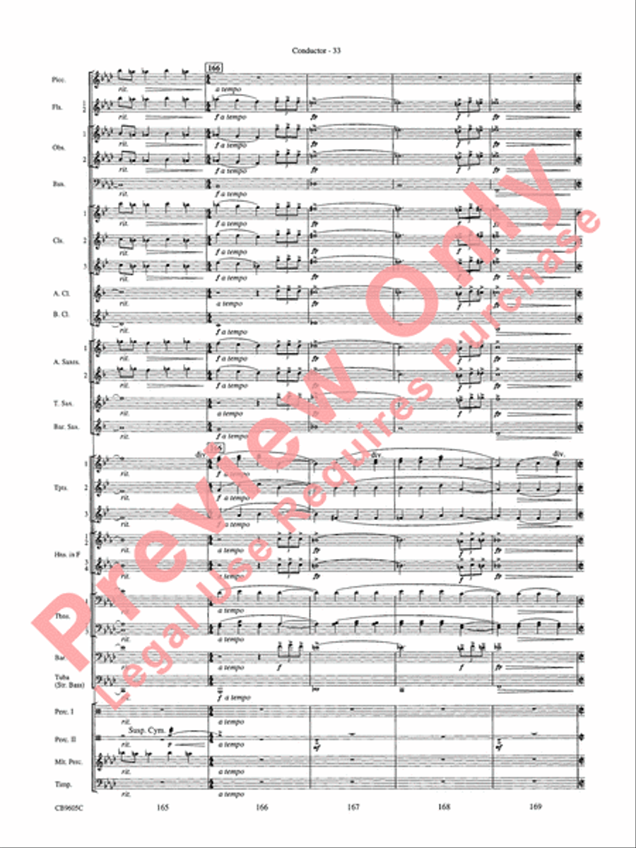 The Symphonic Gershwin The Symphonic Gershwin Concert Band scores gallery preview page 37