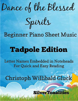 Dance of the Blessed Spirits Beginner Piano Sheet Music 2nd Edition