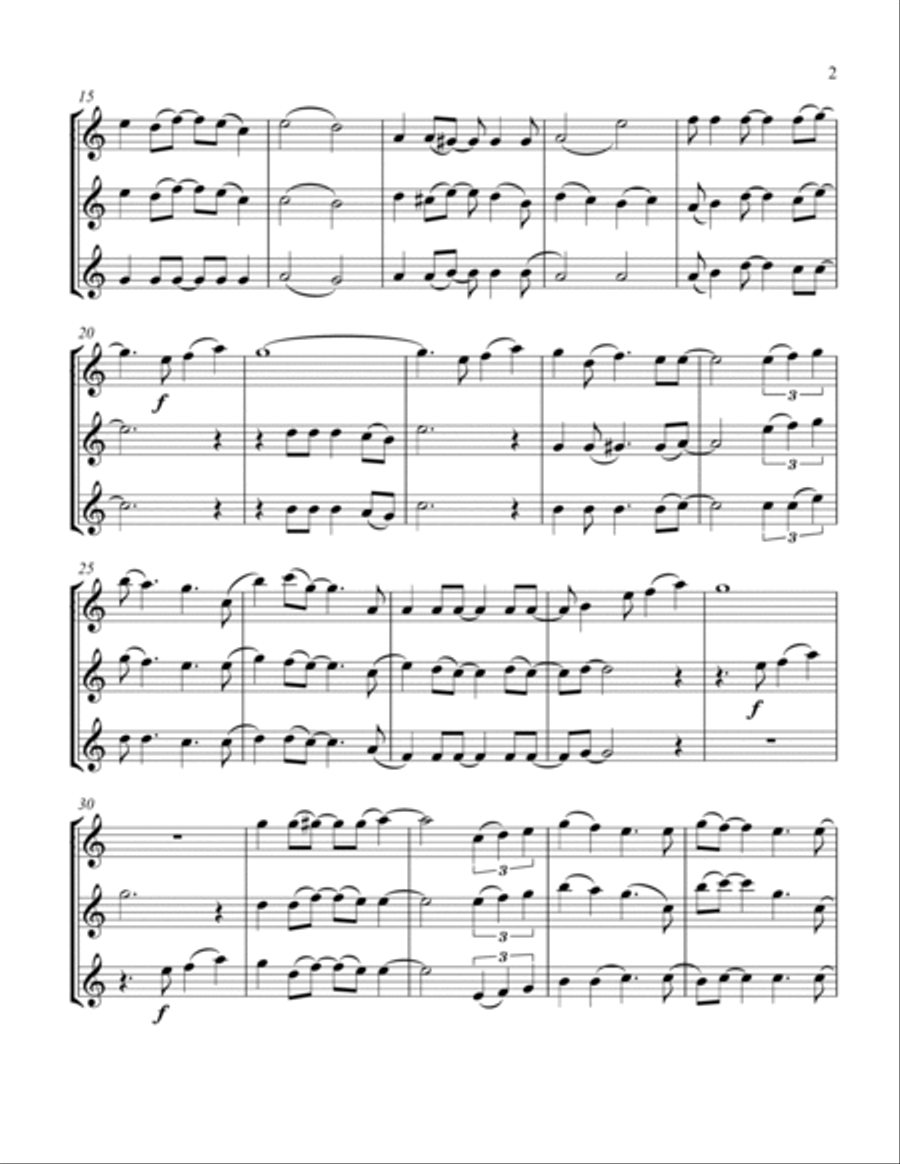 A Whole New World Clarinet Trio scores gallery preview page 3