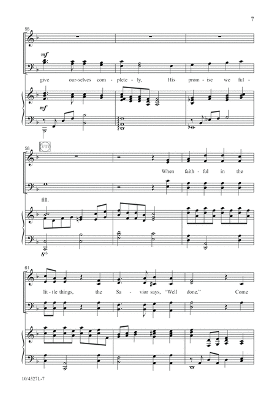 A Servant's Blessing A Servant's Blessing 4-Part scores gallery preview page 7
