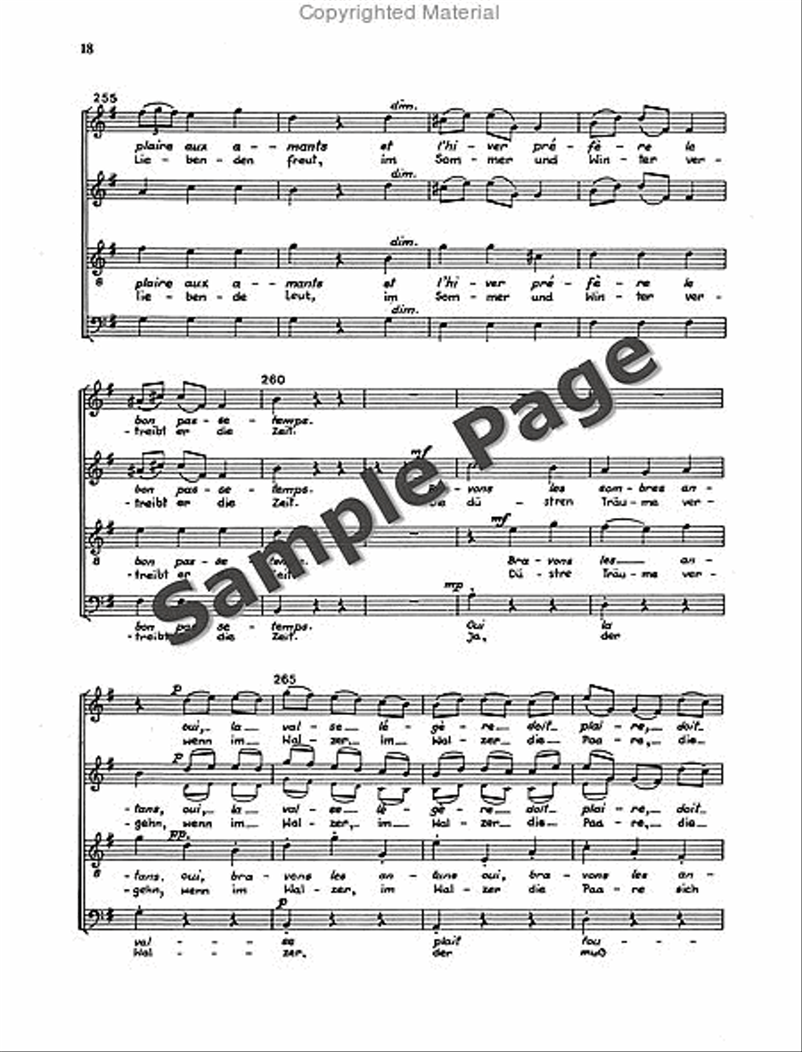 Waltz with Chorus Waltz with Chorus 4-Part scores gallery preview page 19