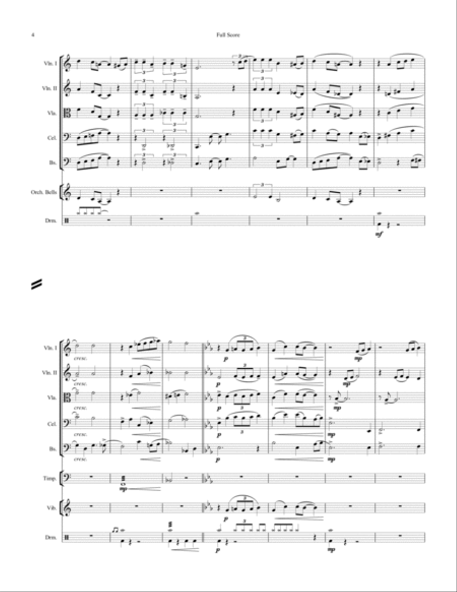 I'll Be Home For Christmas String Quartet scores gallery preview page 4