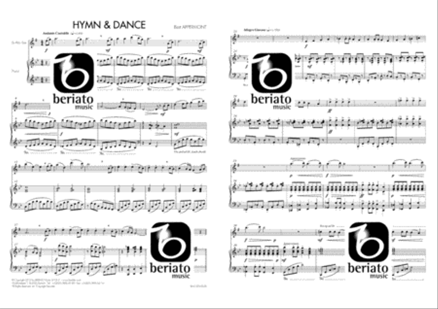Hymn & Dance Alto Saxophone scores gallery preview page 2