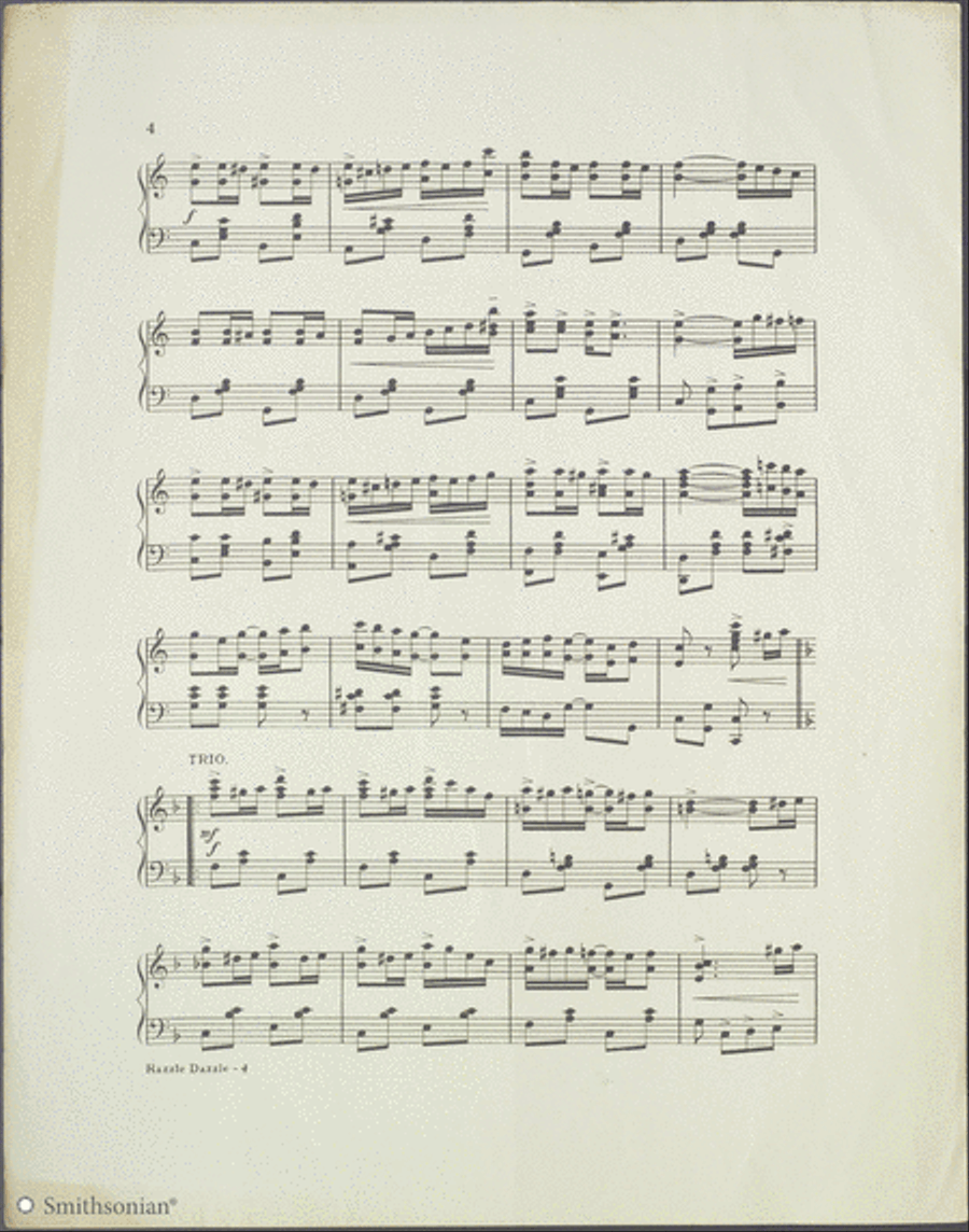 Razzle Dazzle Razzle Dazzle Piano Solo scores gallery preview page 4