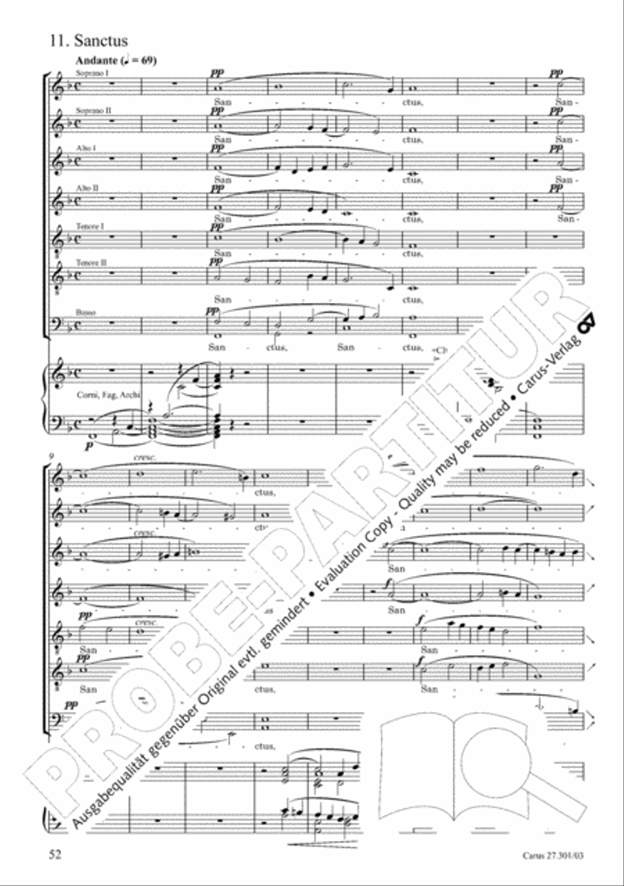 Requiem in F minor Requiem in F minor 4-Part scores gallery preview page 57