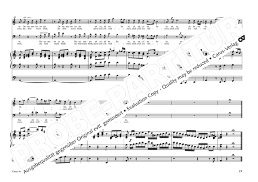 Oratorio de Noel (Weihnachtsoratorium) 4-Part scores gallery preview page 20