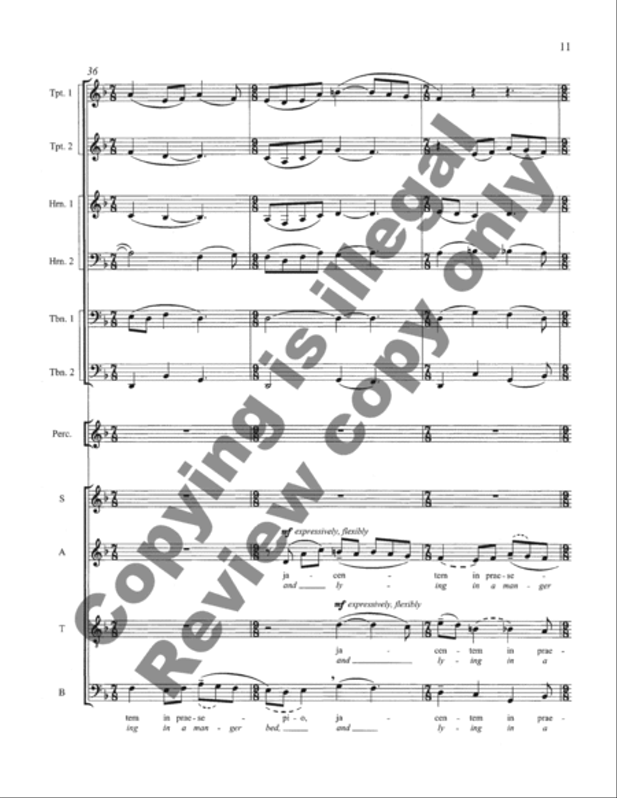 O Magnum Mysterium (Full Score) Choir scores gallery preview page 30
