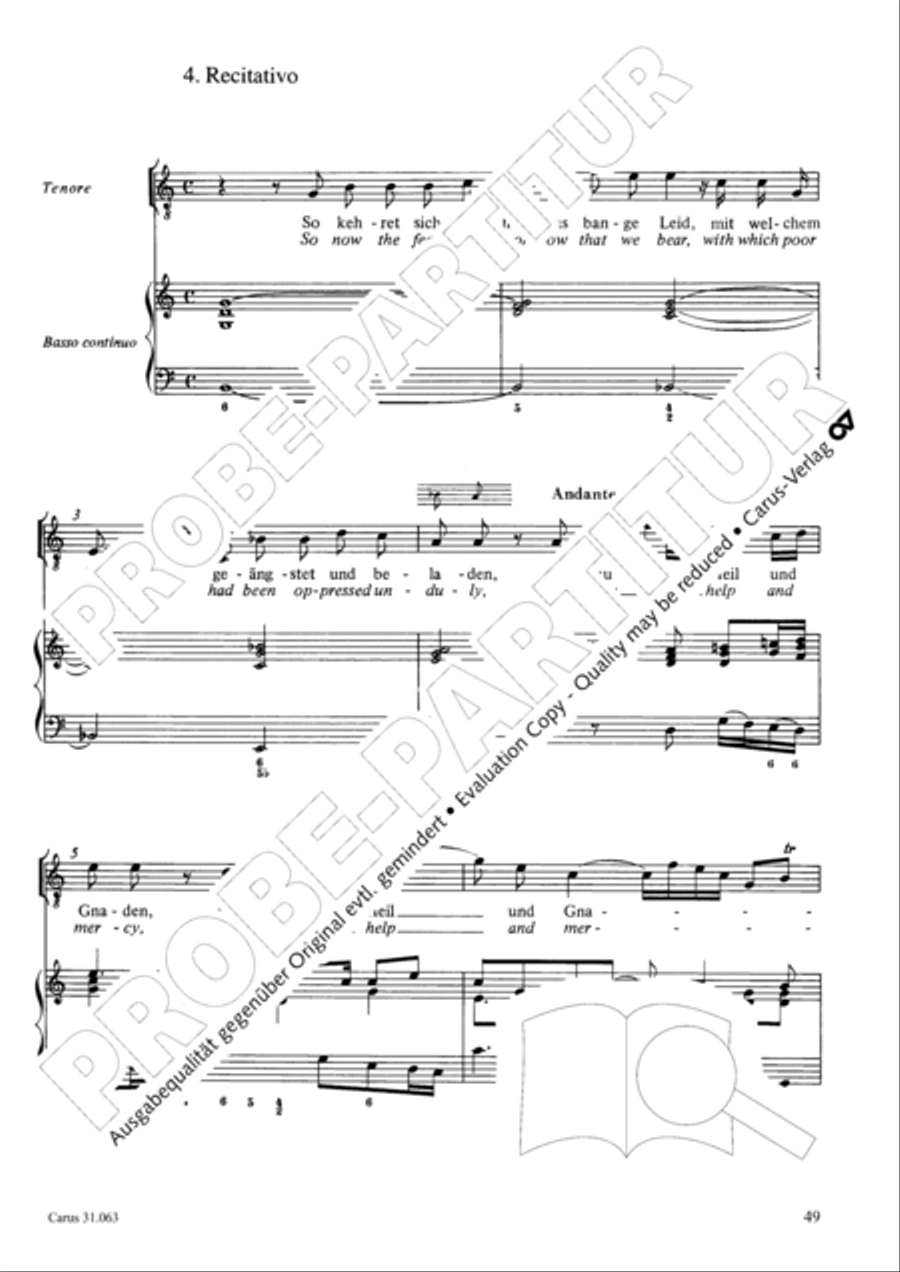 Christians, etch this blessed day (Christen, atzet diesen Tag) 4-Part scores gallery preview page 50