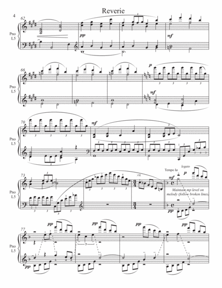 Reverie (Debussy) - (3 for 1 PIANO Standalone Arr's) image number null