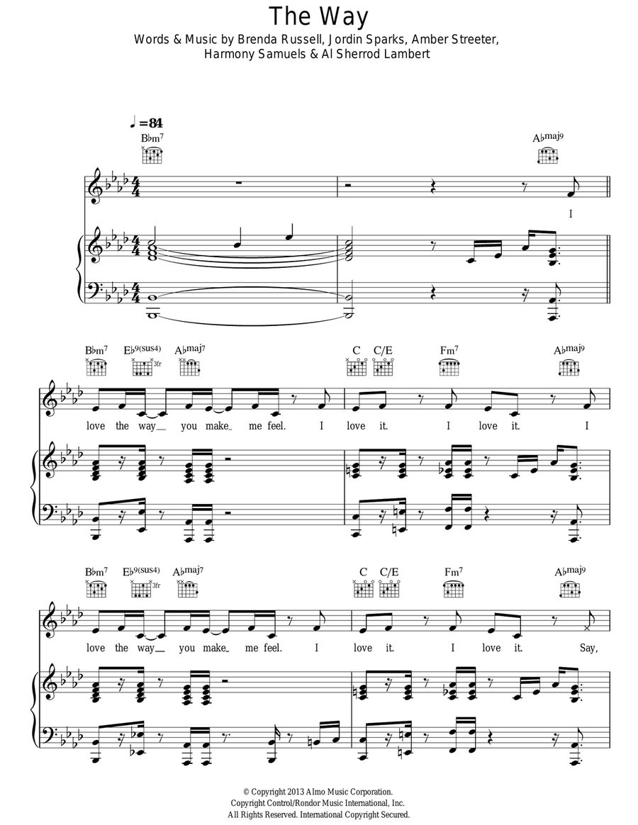 The Way Acoustic Guitar scores gallery preview page 1