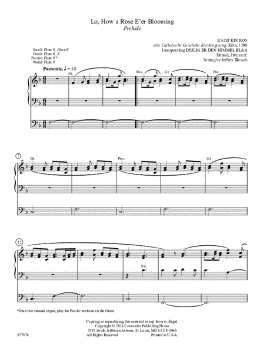 Proclaim! Preludes and Harmonizations for the Hymn of the Day (Christmas) Organ scores gallery preview page 2