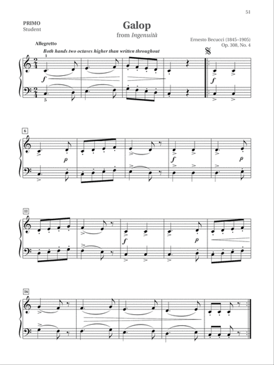 Easy Classical Piano Duets for Teacher and Student, Book 2 Small Ensemble scores gallery preview page 11