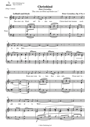 Christkind, Op. 8 No. 6 (D minor)