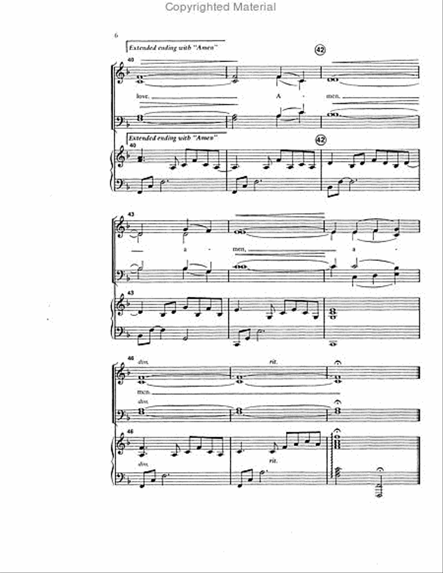 Go Now in Peace 3-Part scores gallery preview page 6