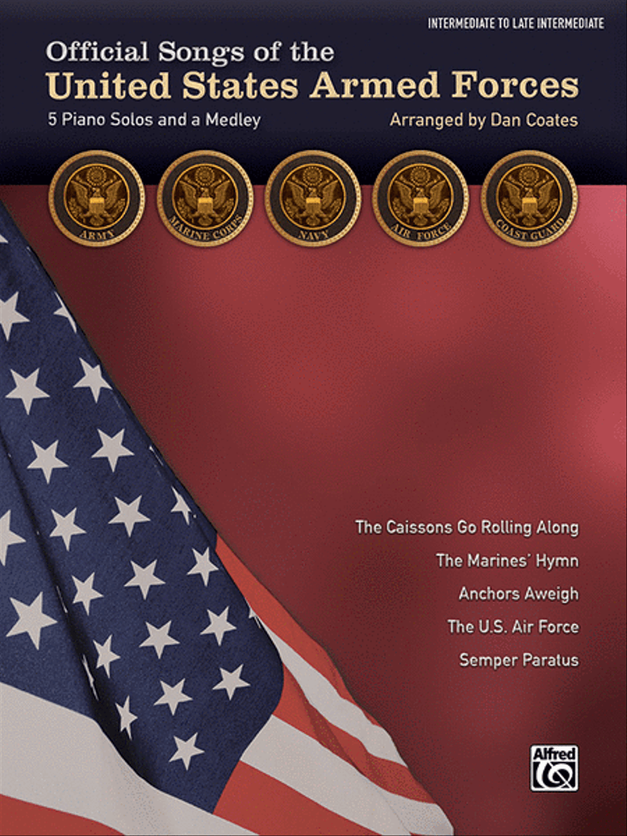 Official Songs of the United States Armed Forces Piano Solo scores gallery preview page 1