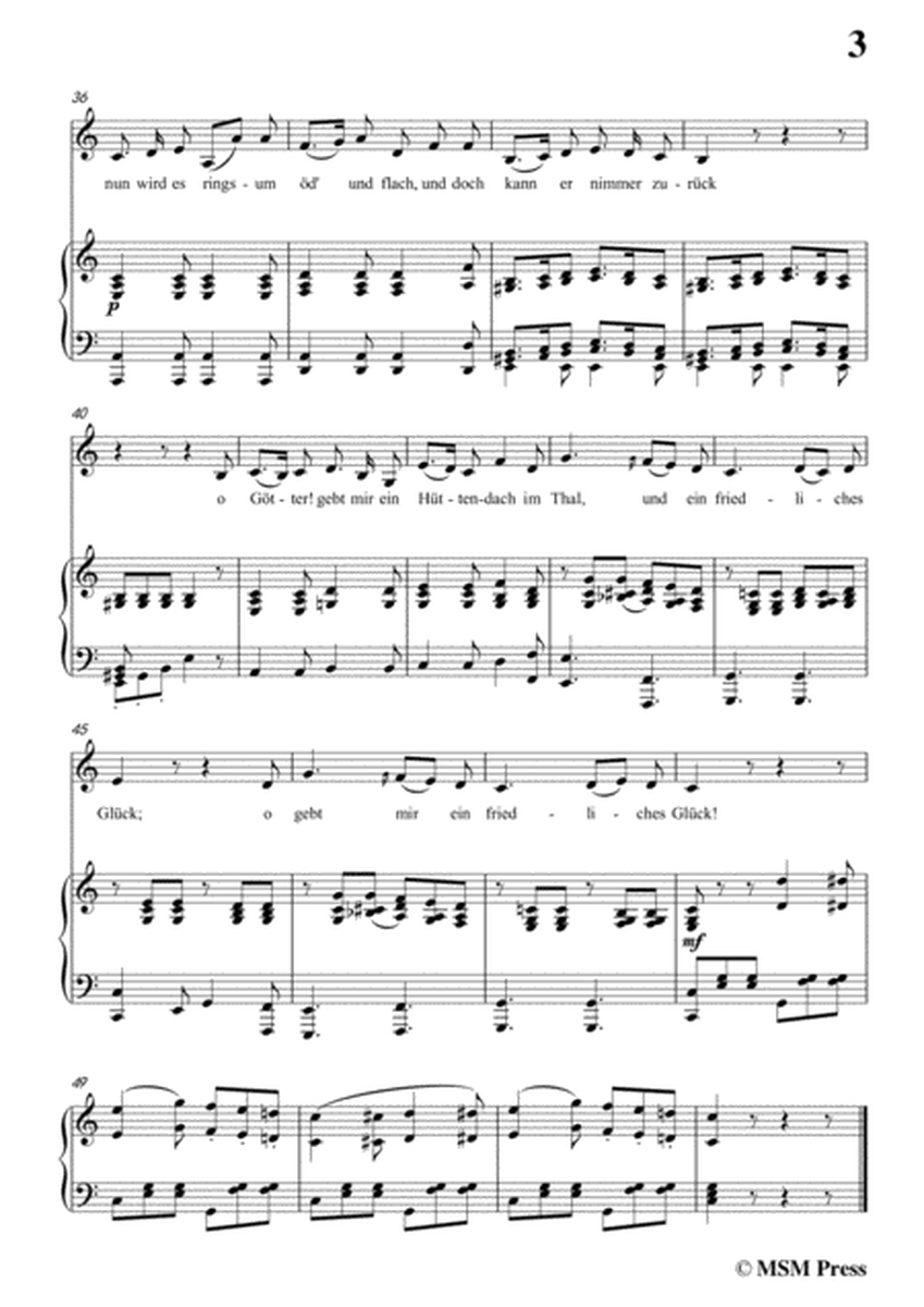 Schubert-Genügsamkeit,in C Major,Op.109 No.2,for Voice and Piano image number null