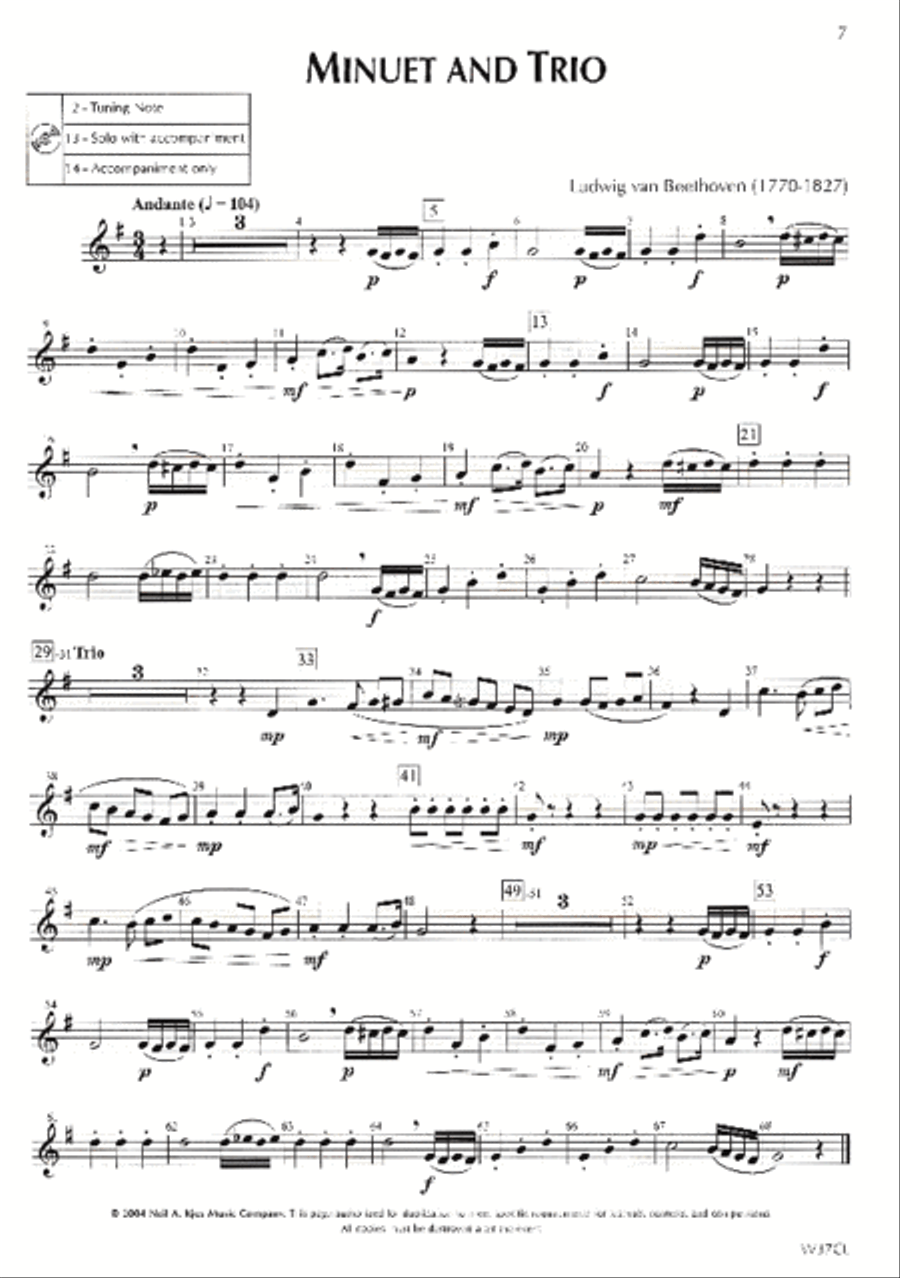 Standard of Excellence: Festival Solos Book 2 - Clarinet Concert Band Methods scores gallery preview page 2