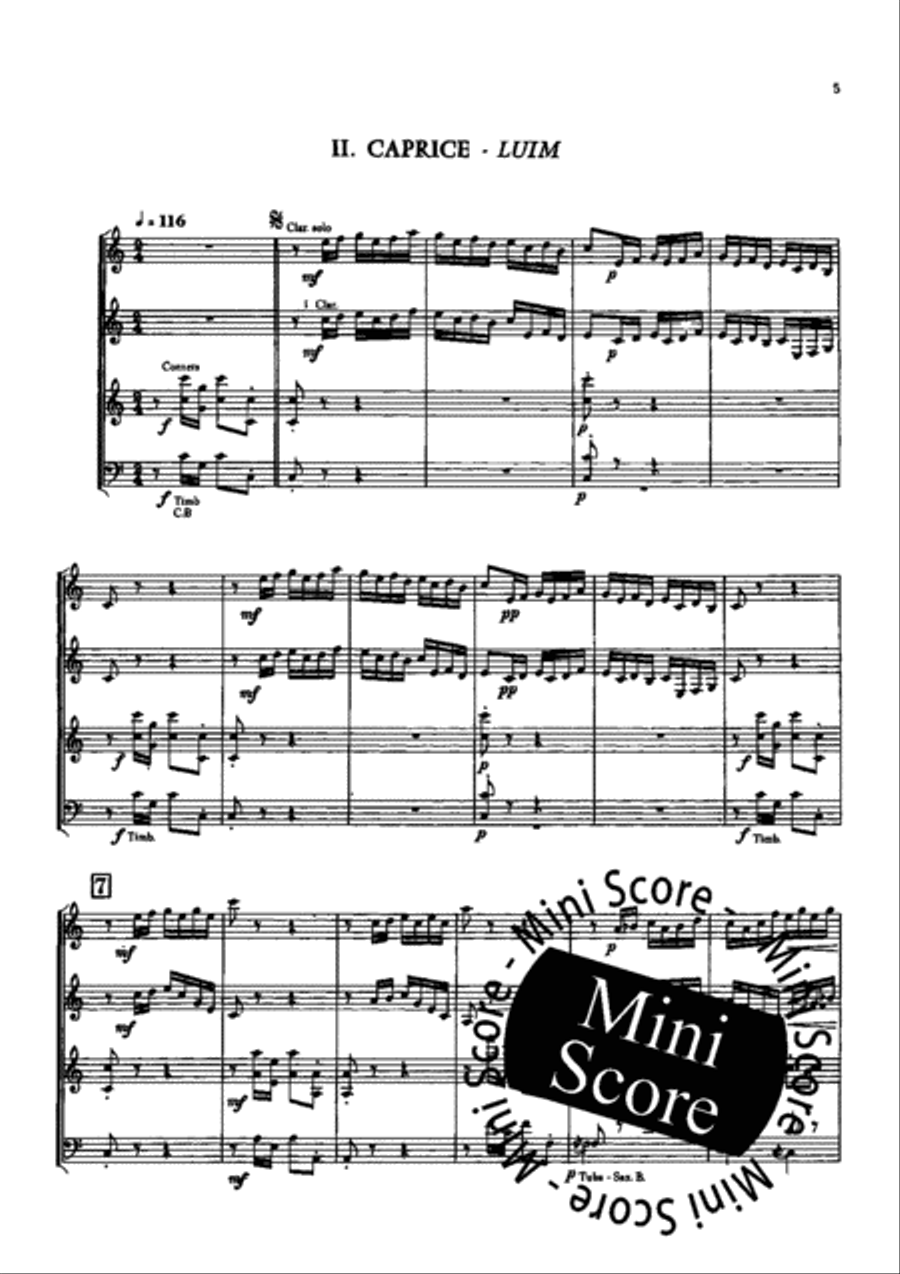 Fantasia from Concert Suite Concert Band scores gallery preview page 7