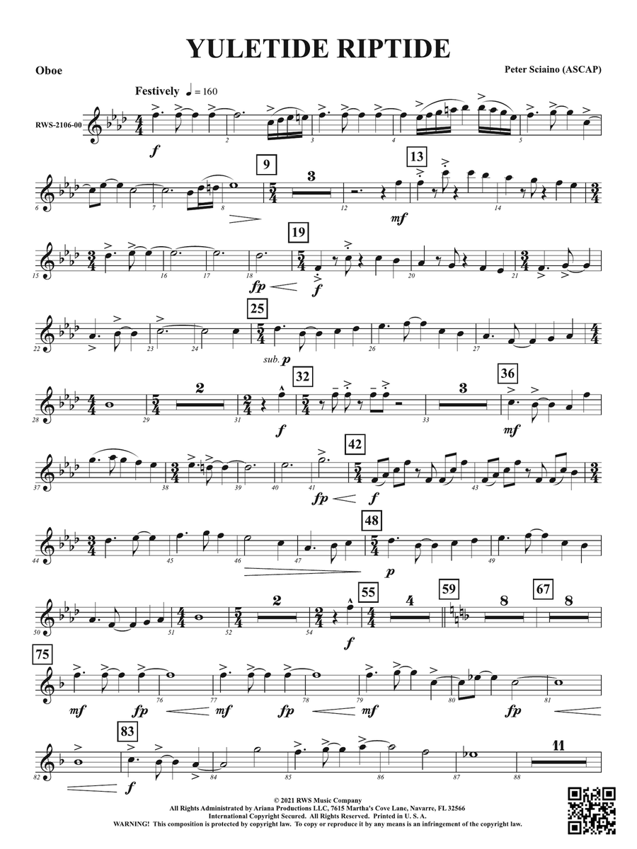 Yuletide Riptide: Oboe