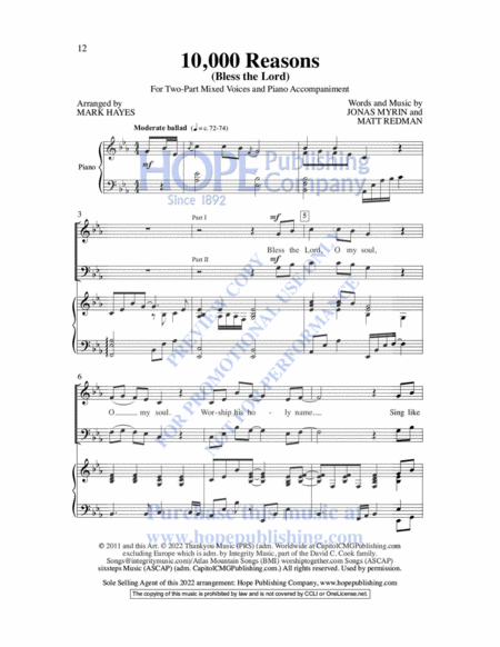 Essential Two-Part Chorals by Mark Hayes, Vol. 1