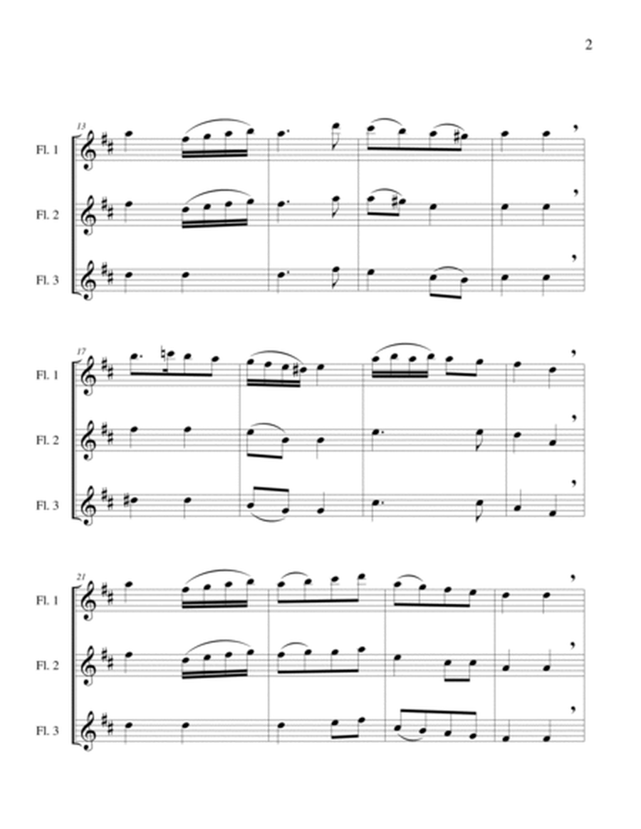 Contradance, Hob. 31c - Flute Trio image number null