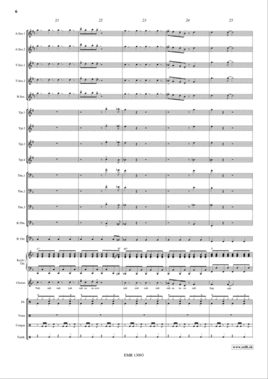 Disco Lady Big Band scores gallery preview page 7
