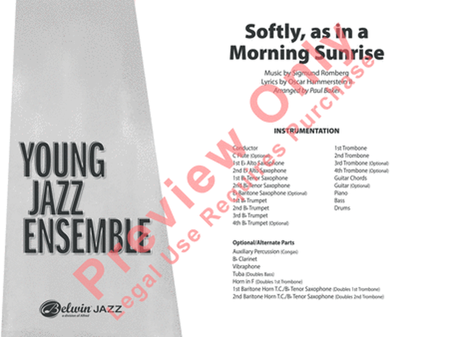 Softly, as in a Morning Sunrise image number null