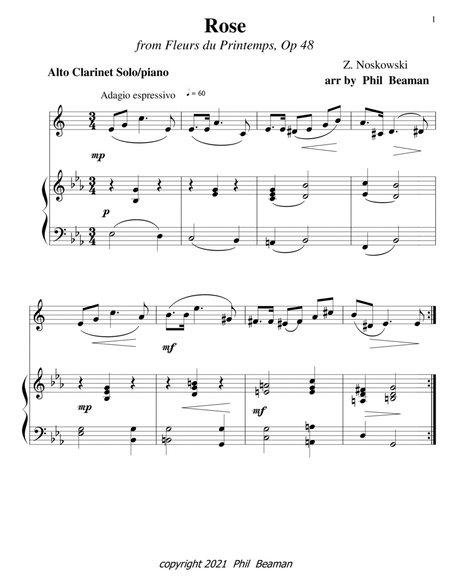 Rose-Noskowski-Alto Clarinet-Piano image number null