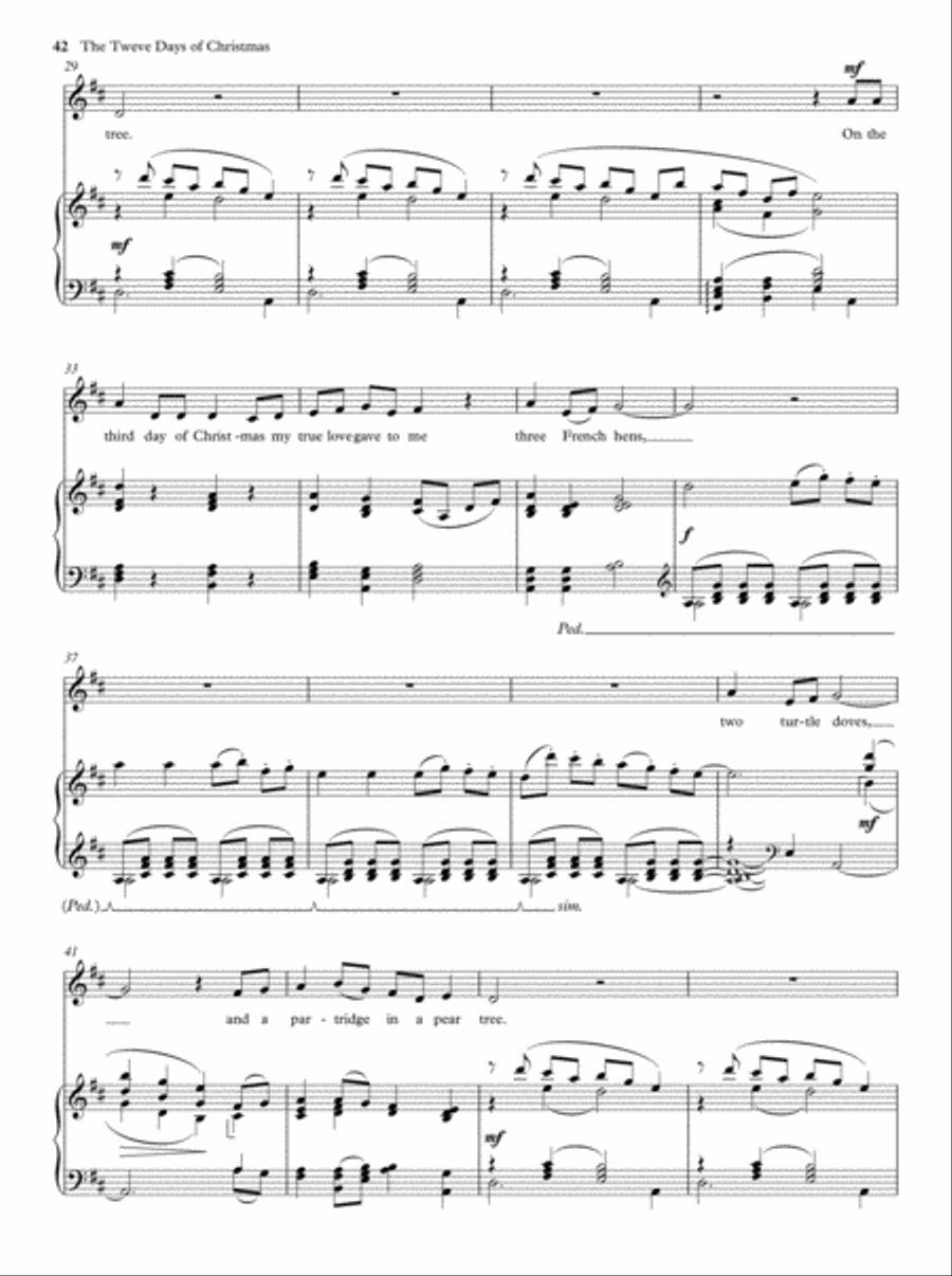 Carol Songbook: Low voice Low Voice scores gallery preview page 4