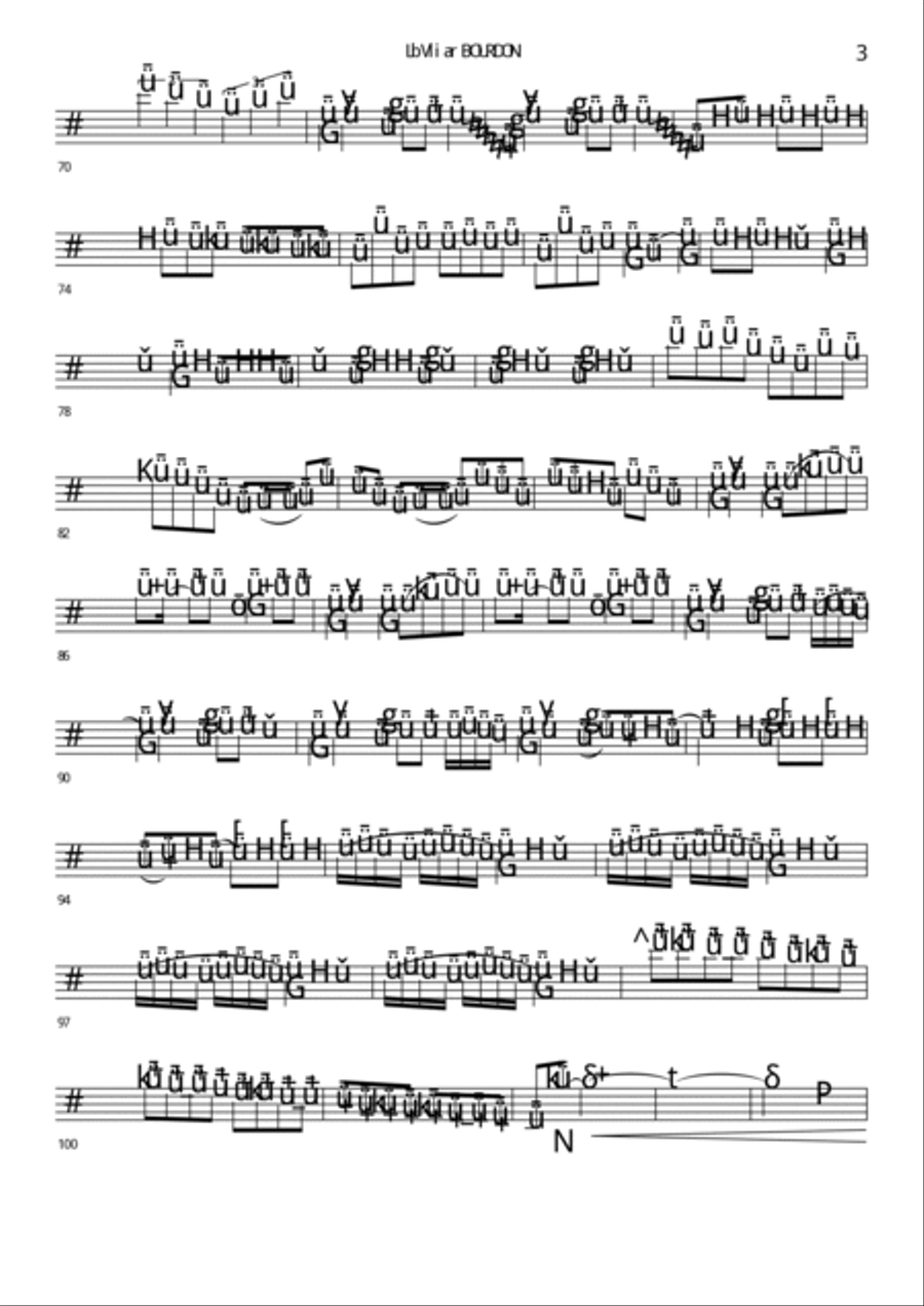 le vol du bourdon Woodwind Ensemble scores gallery preview page 5