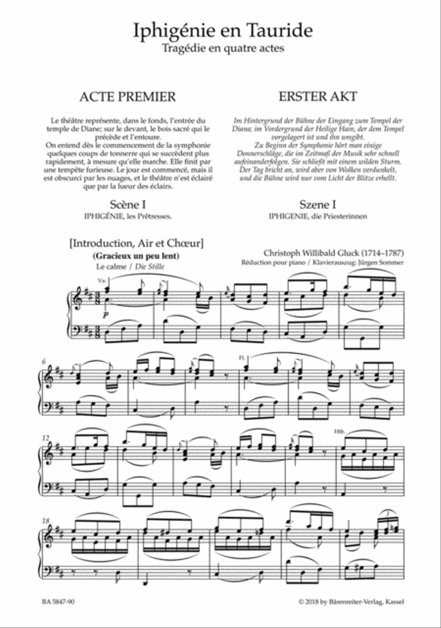Iphigénie en Tauride Choir scores gallery preview page 2