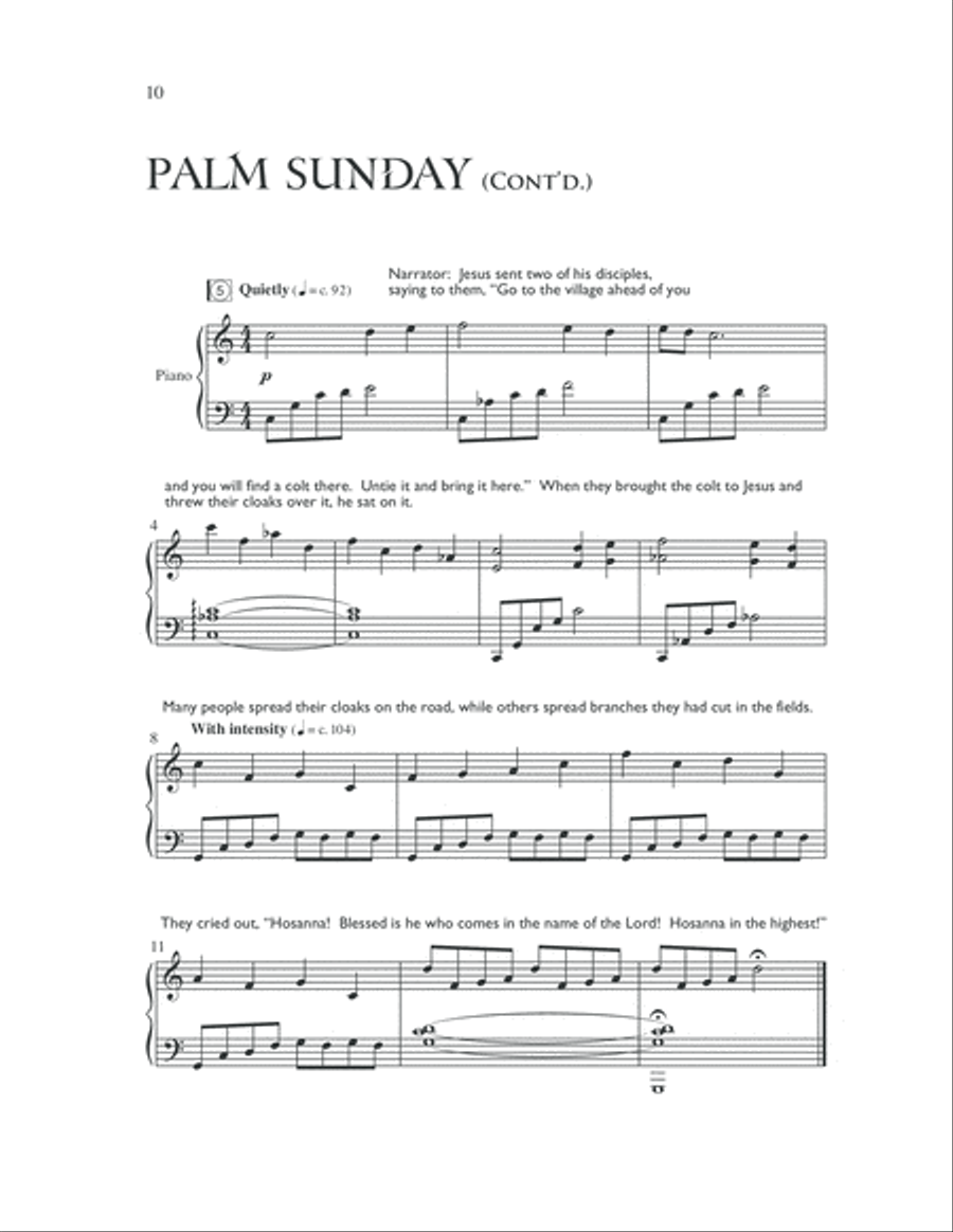 The Seven Last Days 4-Part scores gallery preview page 14