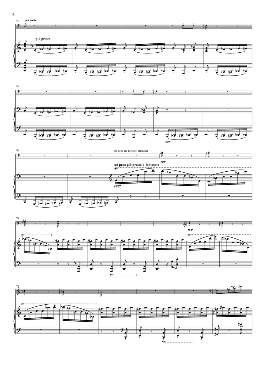 The Ghost Ship Double Bass scores gallery preview page 6
