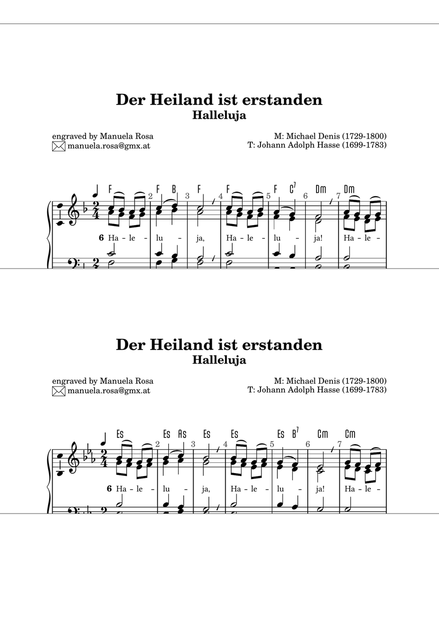 Der Heiland ist erstanden (Gotteslob 830) Piano Solo scores gallery preview page 3