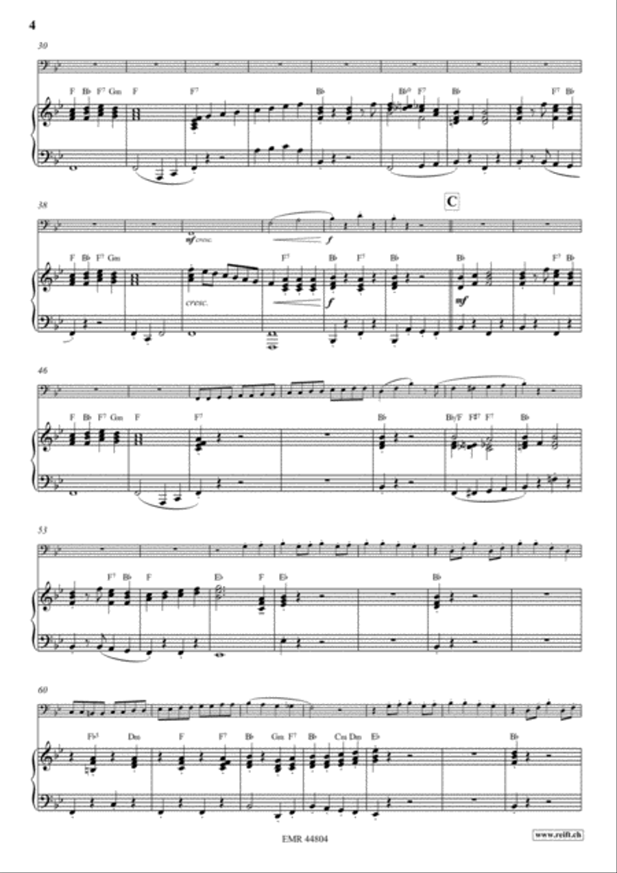 Nakvap Galopp Bass Trombone scores gallery preview page 5
