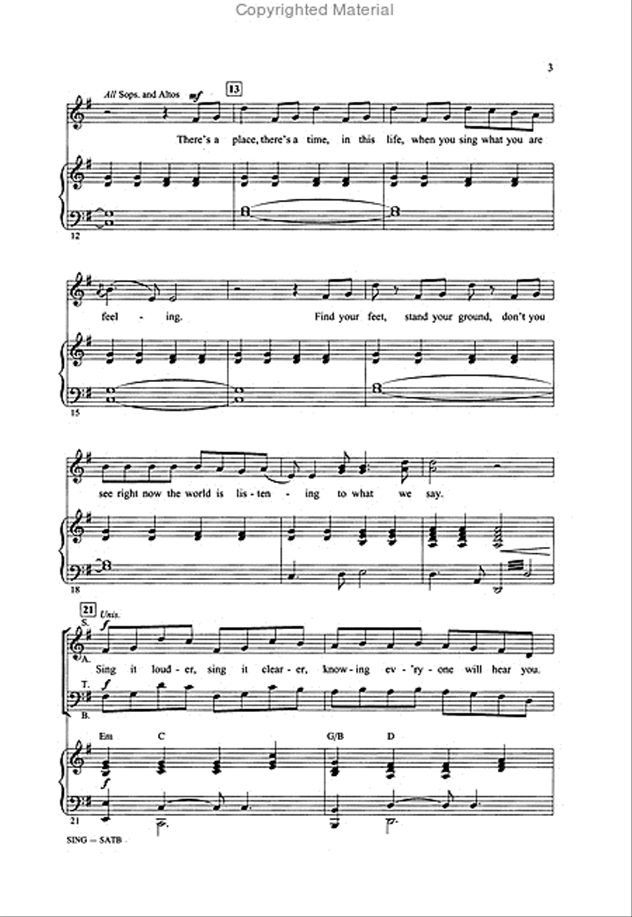 Sing 4-Part scores gallery preview page 3