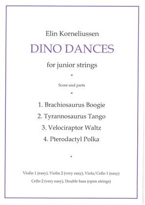 Book cover for Dino Dances for junior string orchestra