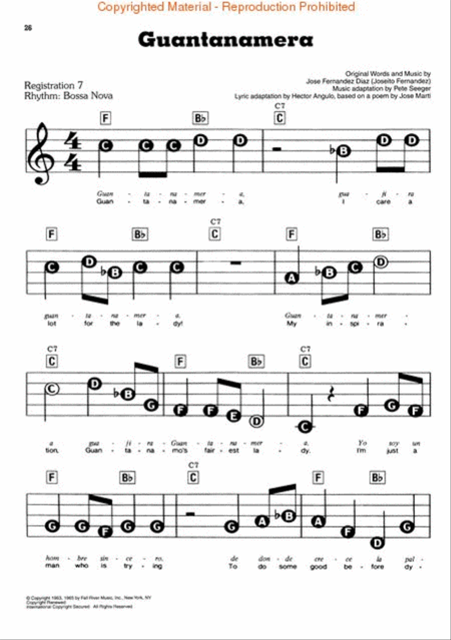 Latin Hits Electronic Keyboard scores gallery preview page 4