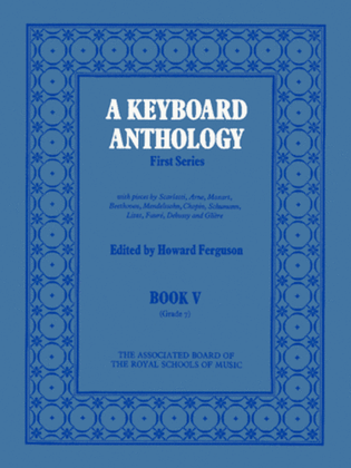 Book cover for A Keyboard Anthology, First Series, Book V