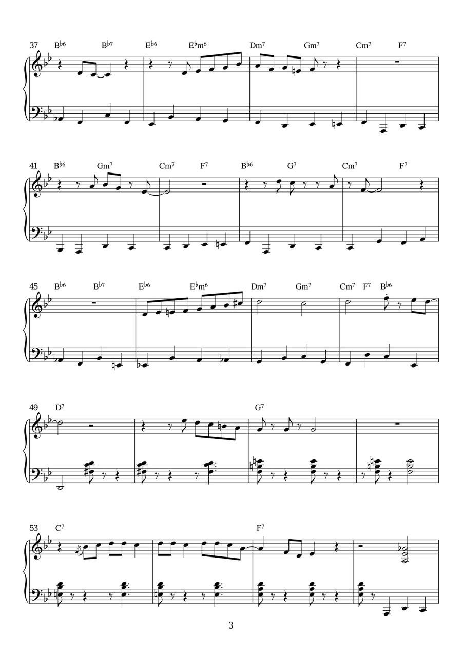Oleo Piano Solo scores gallery preview page 3